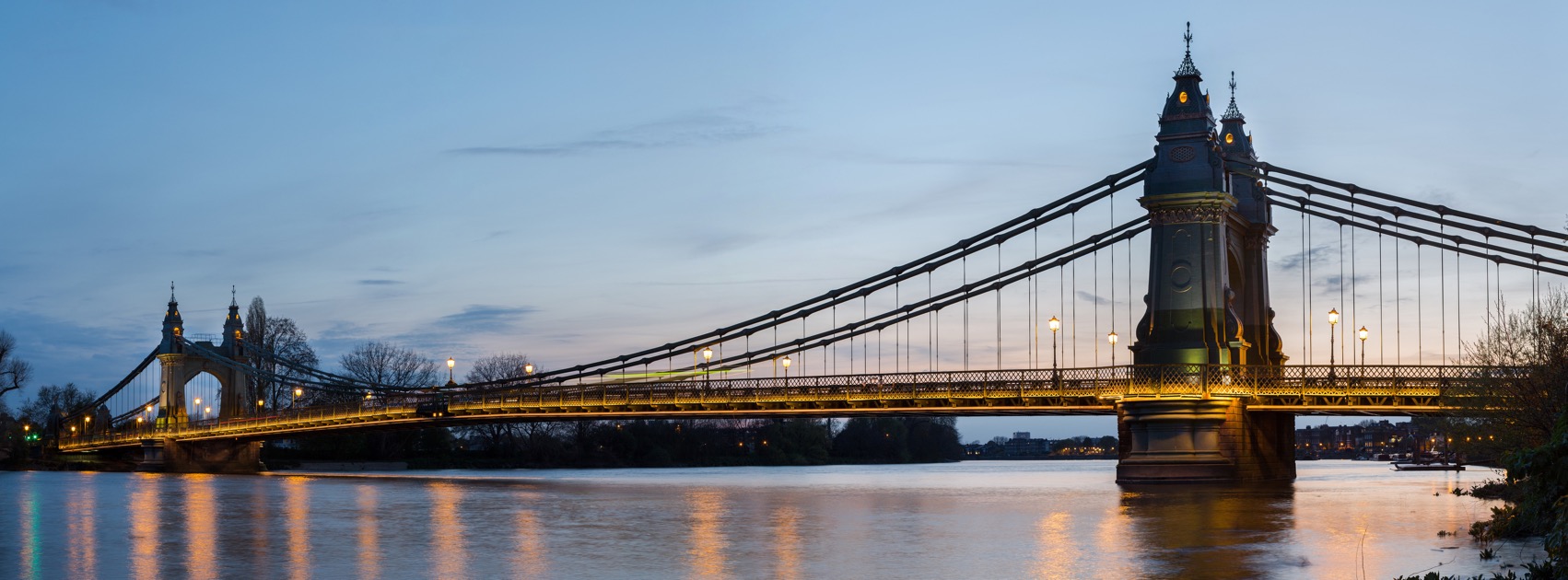 Hammersmith Bridge over the River Thames